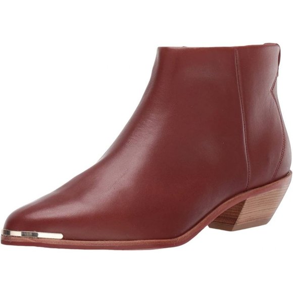 TED BAKER Dakota Ankle Bootie Boot Brown 6.5 NEW $235 - Picture 5 of 13